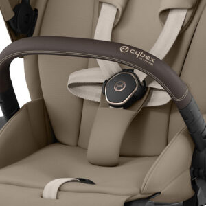 Коляска 2 в 1 Cybex Priam IV Cozy Beige рама Rosegold 23