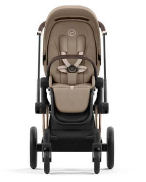 Коляска 2 в 1 Cybex Priam IV Cozy Beige рама Rosegold 24