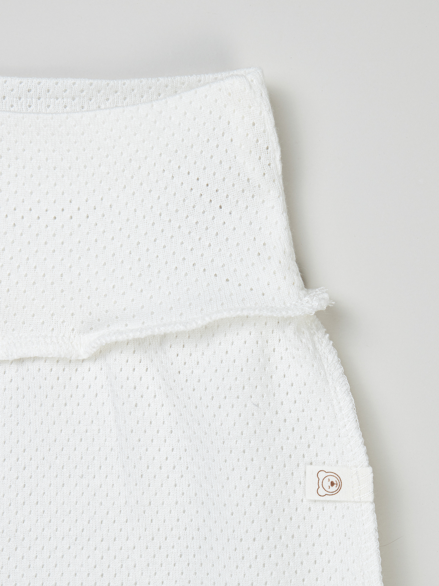 Ползунки BUNGLY "Молоко" из ажурного хлопка 0+ 3