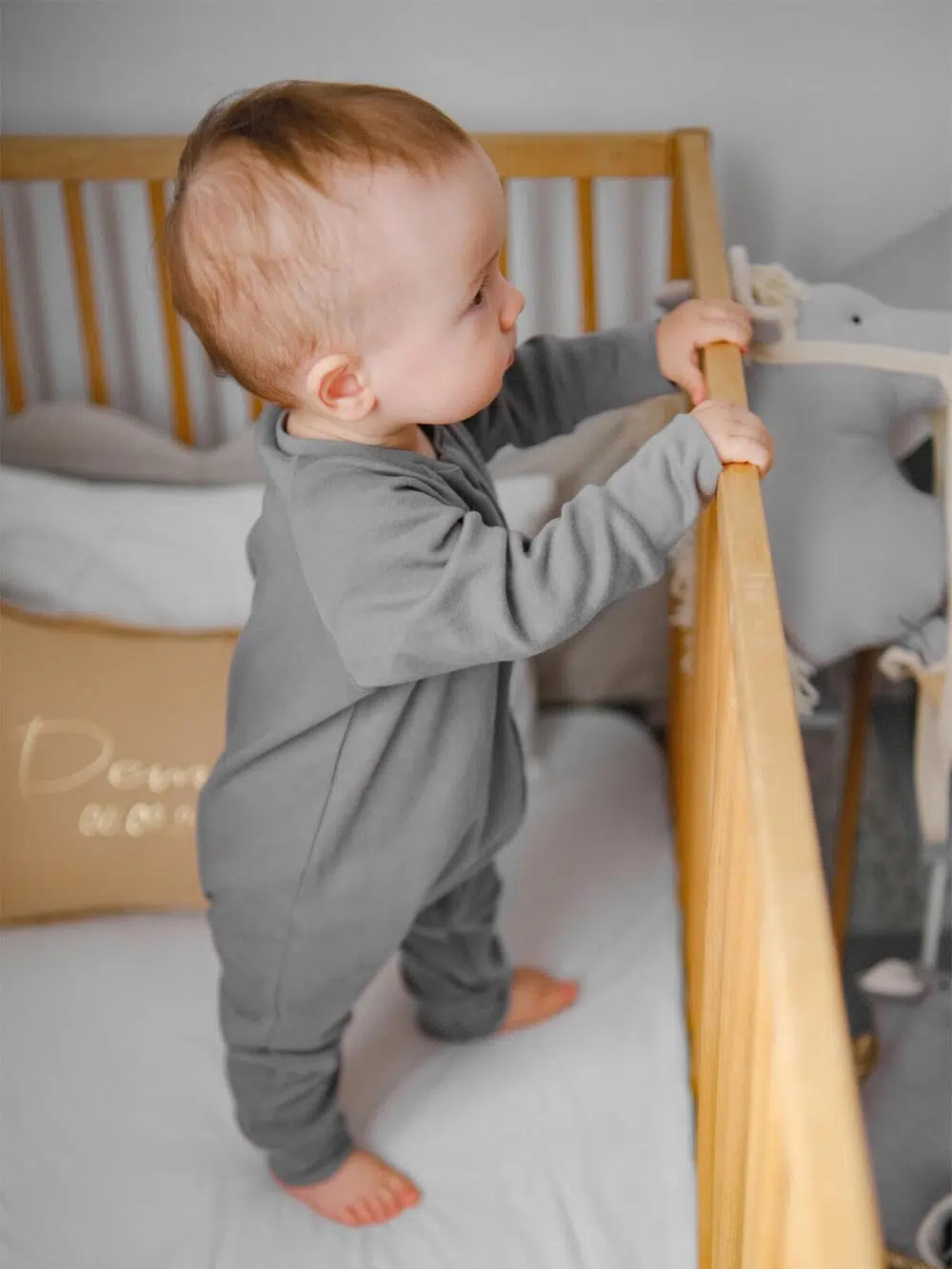 Комбинезон на манжетах Mjolk Sleep and Play Fog, с рукавом реглан 2