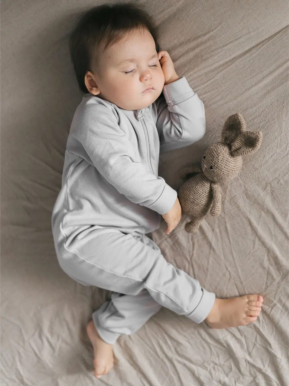 Комбинезон на манжетах Mjolk Sleep and Play White Sand, с рукавом реглан 2