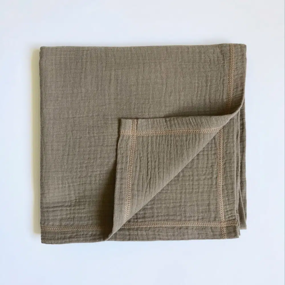 Плед-пелёнка Mjolk (100см*100см) из муслинового хлопка 2