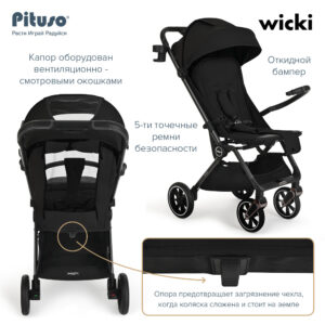 Коляска прогулочная Pituso Wicki PU 37