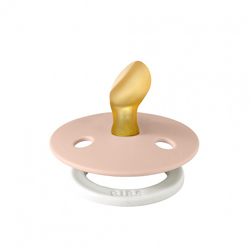 Пустышка латексная ночная BIBS Colour Glow Latex Anatomical-Blush 2