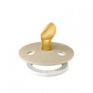 111257_BIBS_COLOUR_Ana_Latex_VanillaGlow_1 Пустышка латексная ночная BIBS Colour Glow Latex Anatomical-Vanilla 4