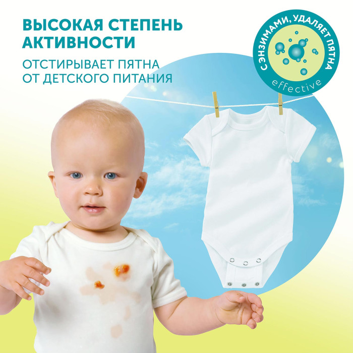 Гель-крем для стирки детского белья LOVULAR SWEET KISS 3л 8