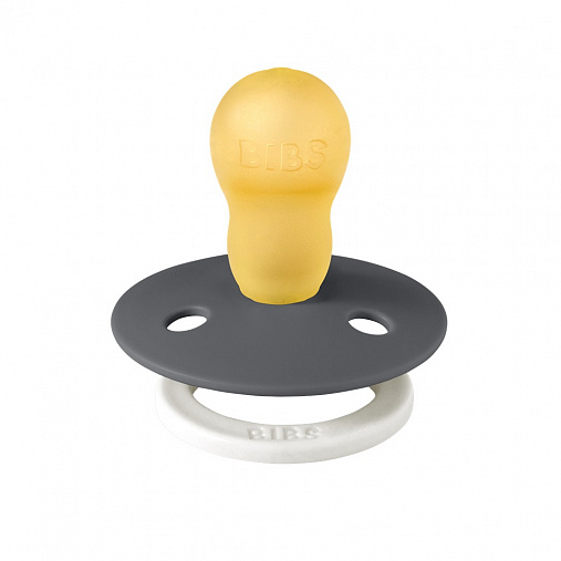 Пустышка латексная BIBS Colour Iron Glow 18+ мес. 2