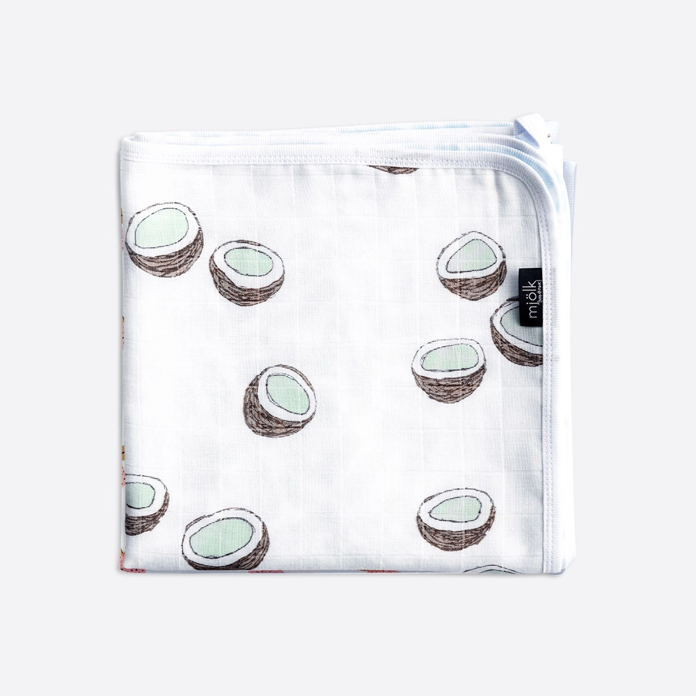 Муслиновое лёгкое одеяло Mjolk 80*80см 1