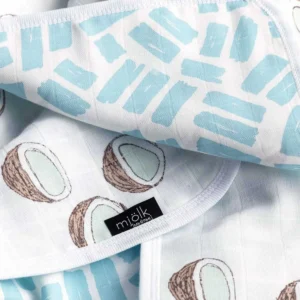 Муслиновое лёгкое одеяло Mjolk 80*80см 11