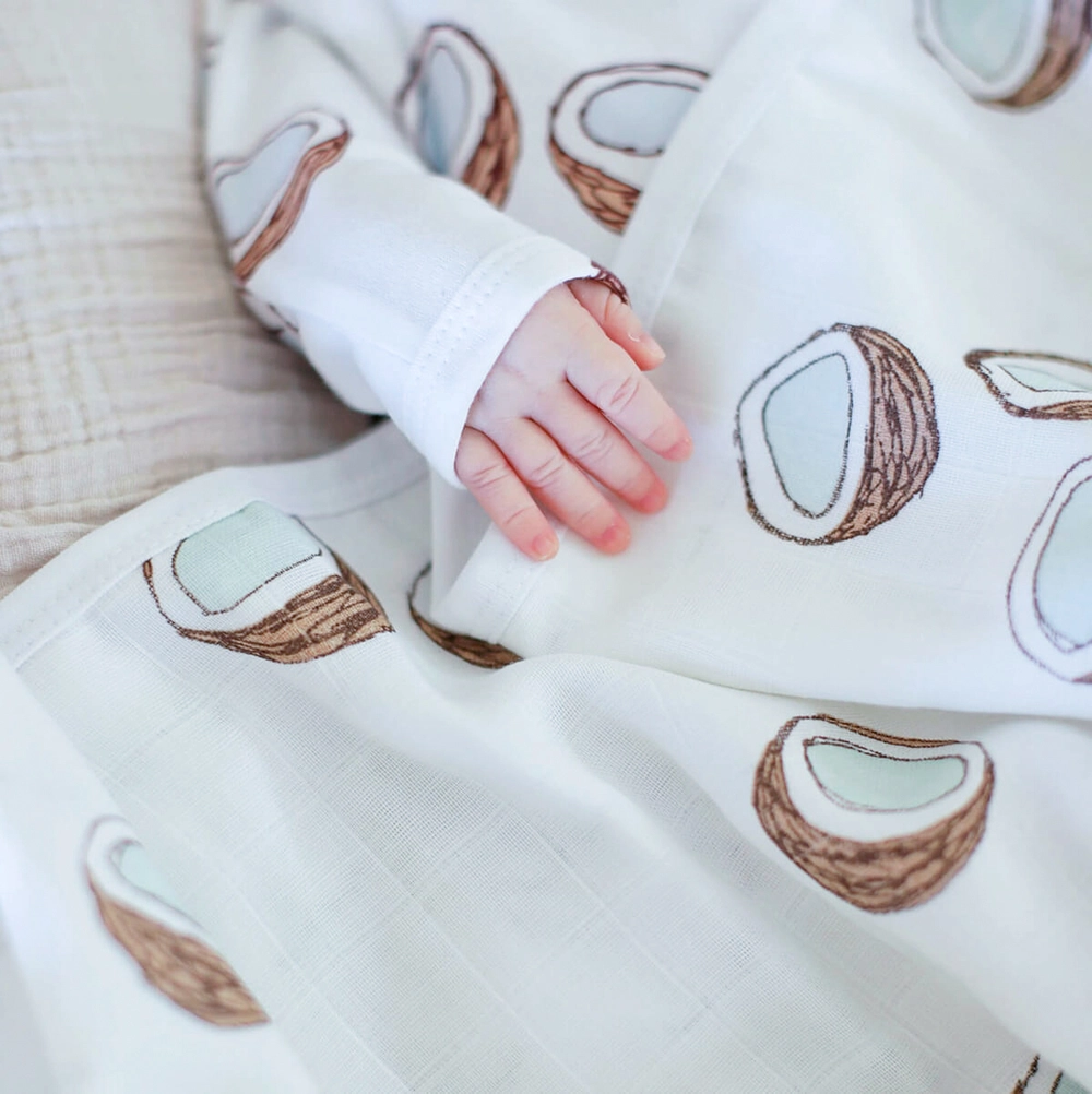 Муслиновое лёгкое одеяло Mjolk 80*80см 4