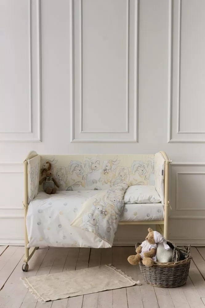 Комплект из 4-х предметов для овальной и круглой кроватки "Сони" 1