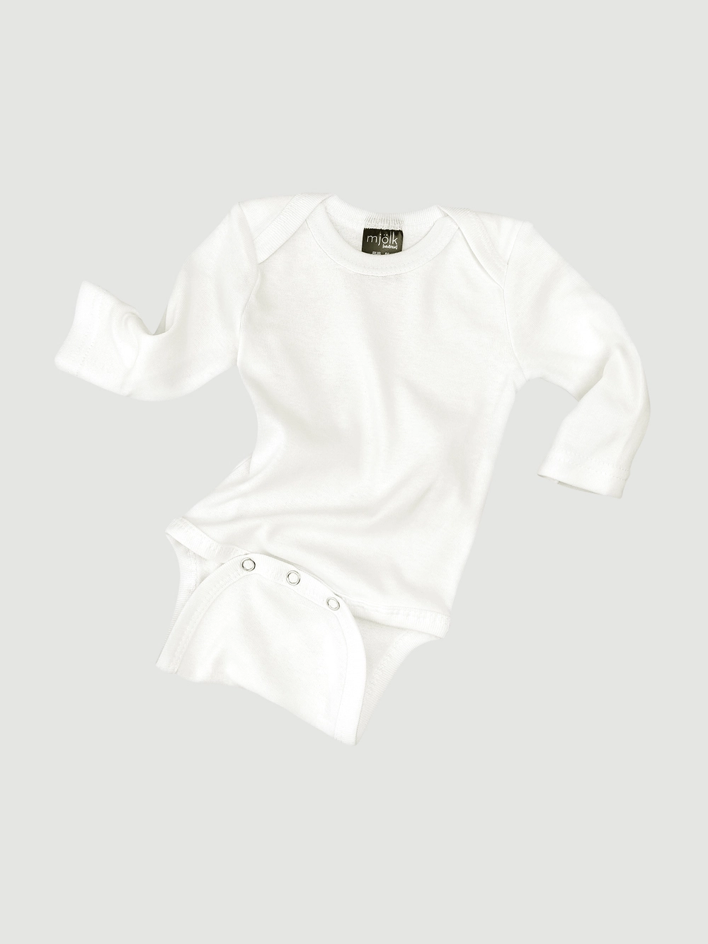 Боди Mjolk Экрю, с длинным рукавом 3
