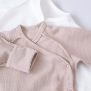 Боди с длинным рукавом Швейная Династия "Капучино", 2шт/уп 7