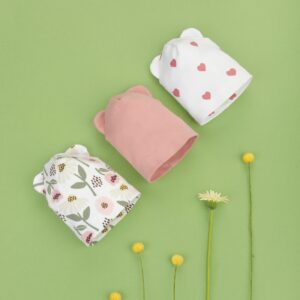 Шапочка легкая с отворотом и ушками Швейная Династия, 3 шт/уп 6