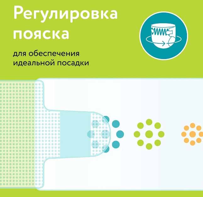 Детские подгузники LOVULAR ВИТАМИНКА NB 0-4 кг, 22 шт/уп 4