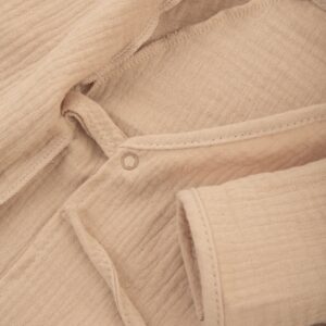 Пижама летняя для новорожденного Швейная Династия "Муслин",песочный,лето 11