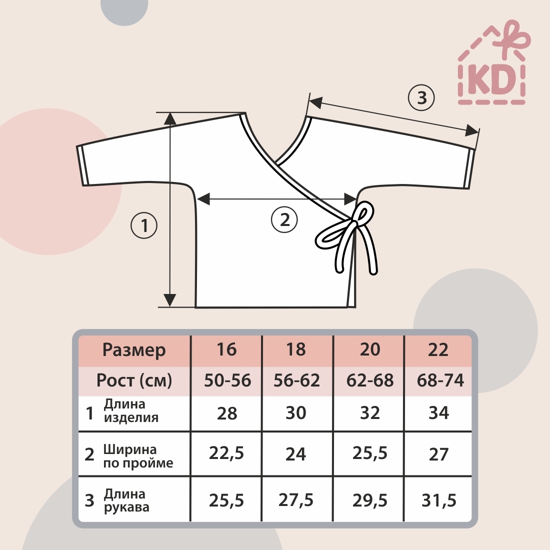 Пижама летняя для новорожденного Швейная Династия "Муслин",песочный,лето 2