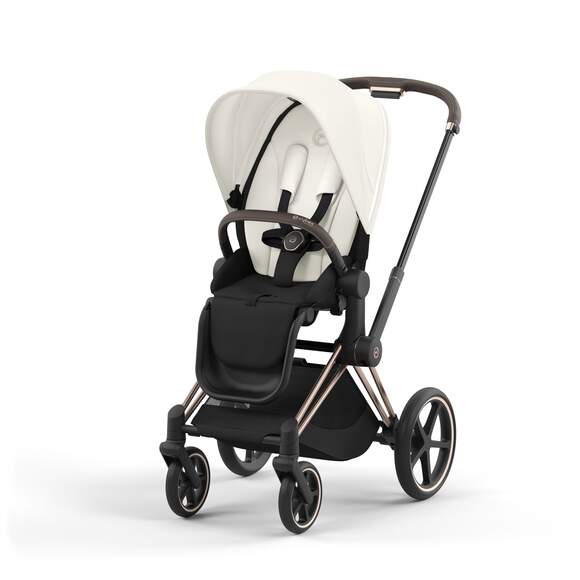 Коляска 2в1 Cybex Priam IV Off White рама Matt Black 19