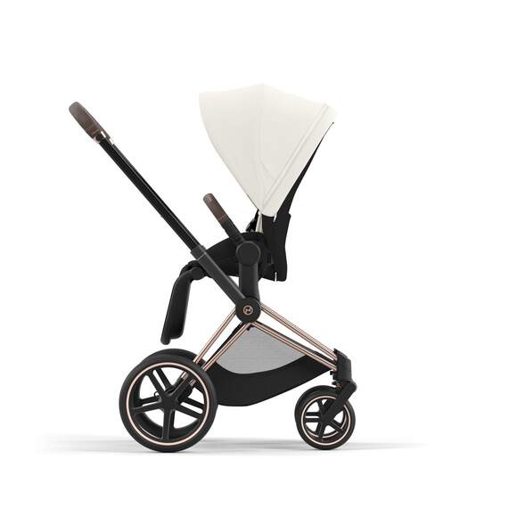 Коляска 2в1 Cybex Priam IV Off White рама Matt Black 20