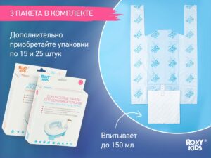 Горшок дорожный Roxy Kids HandyPotty в фирменной сумке 21