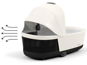 Коляска 2в1 Cybex Priam IV Off White рама Matt Black 27