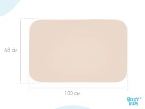 Клеёнка подкладная Roxy Kids с ПВХ покрытием окантована тесьмой 68х100 см 9