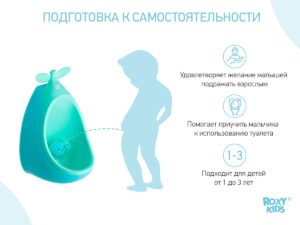 Писсуар для мальчиков Roxy Kids APPLE BOY 9