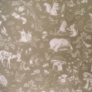 Набор Lappetti для овальной и круглой кроватки 6 предметов Лесная симфония 22