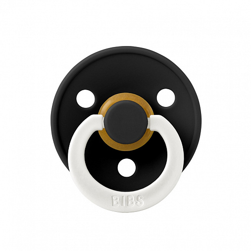 Пустышка латексная ночная BIBS Colour Glow - Iron, 6+ мес. 1