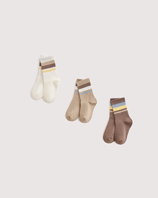 Носки детские Loomknits набор 3 пары Микс 1