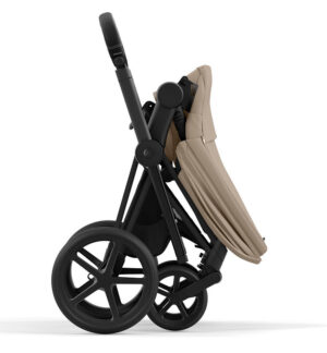 Коляска 2в1 Cybex Priam Cozy Beige рама Matt Black 46