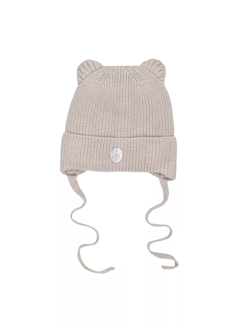 Шапка зимняя Наследник Выжанова бежевый с ушками 1