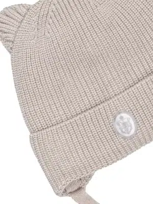 Шапка зимняя Наследник Выжанова бежевый с ушками 7