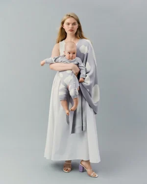 Плед детский Loomknits Серый облака LW5110 9