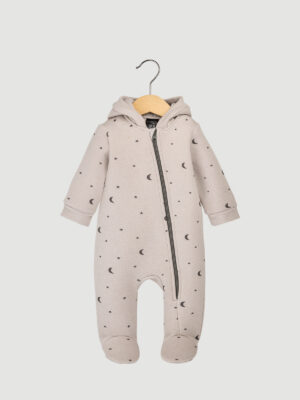 Утеплённый комбинезон с капюшоном Mjolk White Sand Moons с закрытой ножкой 16