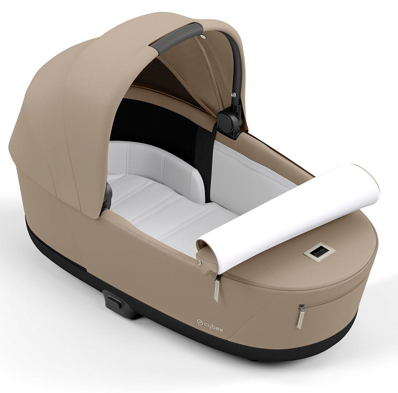 Коляска 2в1 Cybex Priam Cozy Beige рама Matt Black 20