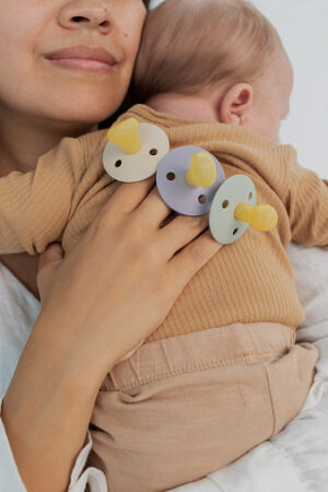 Пустышка латексная BIBS Colour - Iron, 6+ мес 8