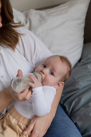 Набор аксессуаров для бутылочки с латексной соской BIBS Bottle Kit 12