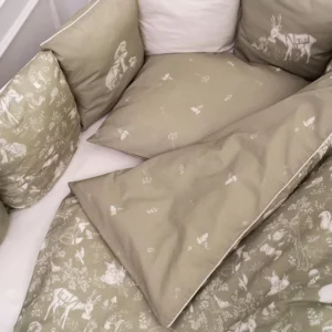 Набор Lappetti для овальной и круглой кроватки 6 предметов Лесная симфония 25