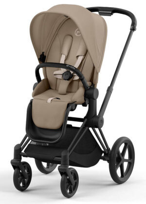 Коляска 2в1 Cybex Priam Cozy Beige рама Matt Black 36