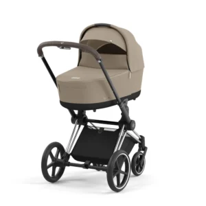 Коляска 2в1 Cybex Priam Cozy Beige рама Chrome Brown 18