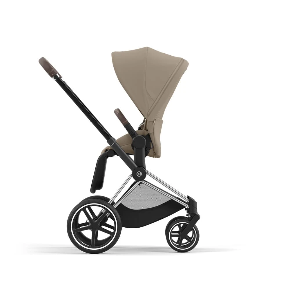 Коляска 2в1 Cybex Priam Cozy Beige рама Chrome Brown 13