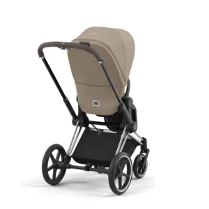 Коляска 2в1 Cybex Priam Cozy Beige рама Chrome Brown 24