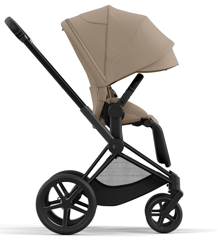 Коляска 2в1 Cybex Priam Cozy Beige рама Matt Black 16