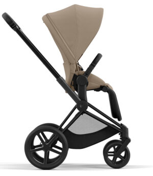 Коляска 2в1 Cybex Priam Cozy Beige рама Matt Black 47
