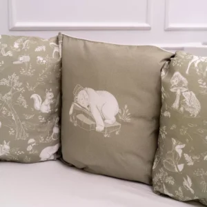 Набор Lappetti для овальной и круглой кроватки 6 предметов Лесная симфония 20