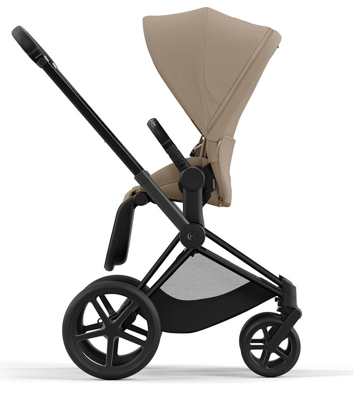 Коляска 2в1 Cybex Priam Cozy Beige рама Matt Black 19