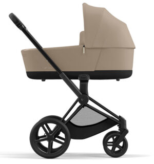 Коляска 2в1 Cybex Priam Cozy Beige рама Matt Black 43