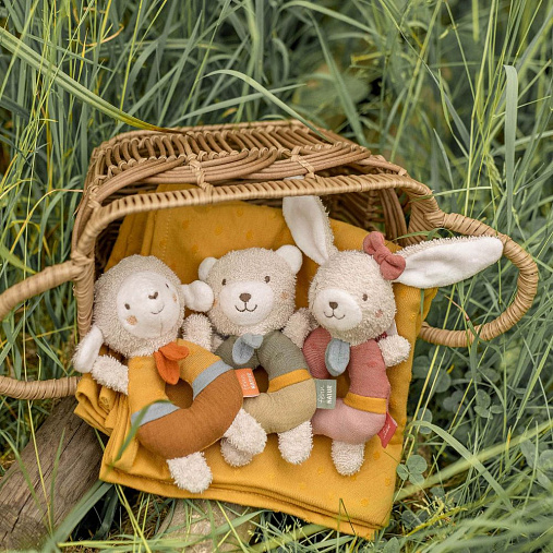 Мягкая погремушка-кольцо FEHN Овечка 5