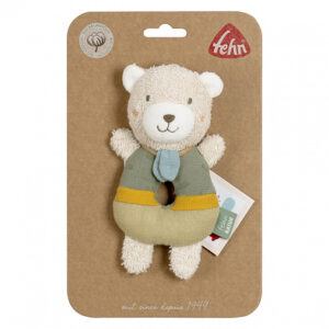 048124_20_min Мягкая погремушка-кольцо FEHN Мишка 12